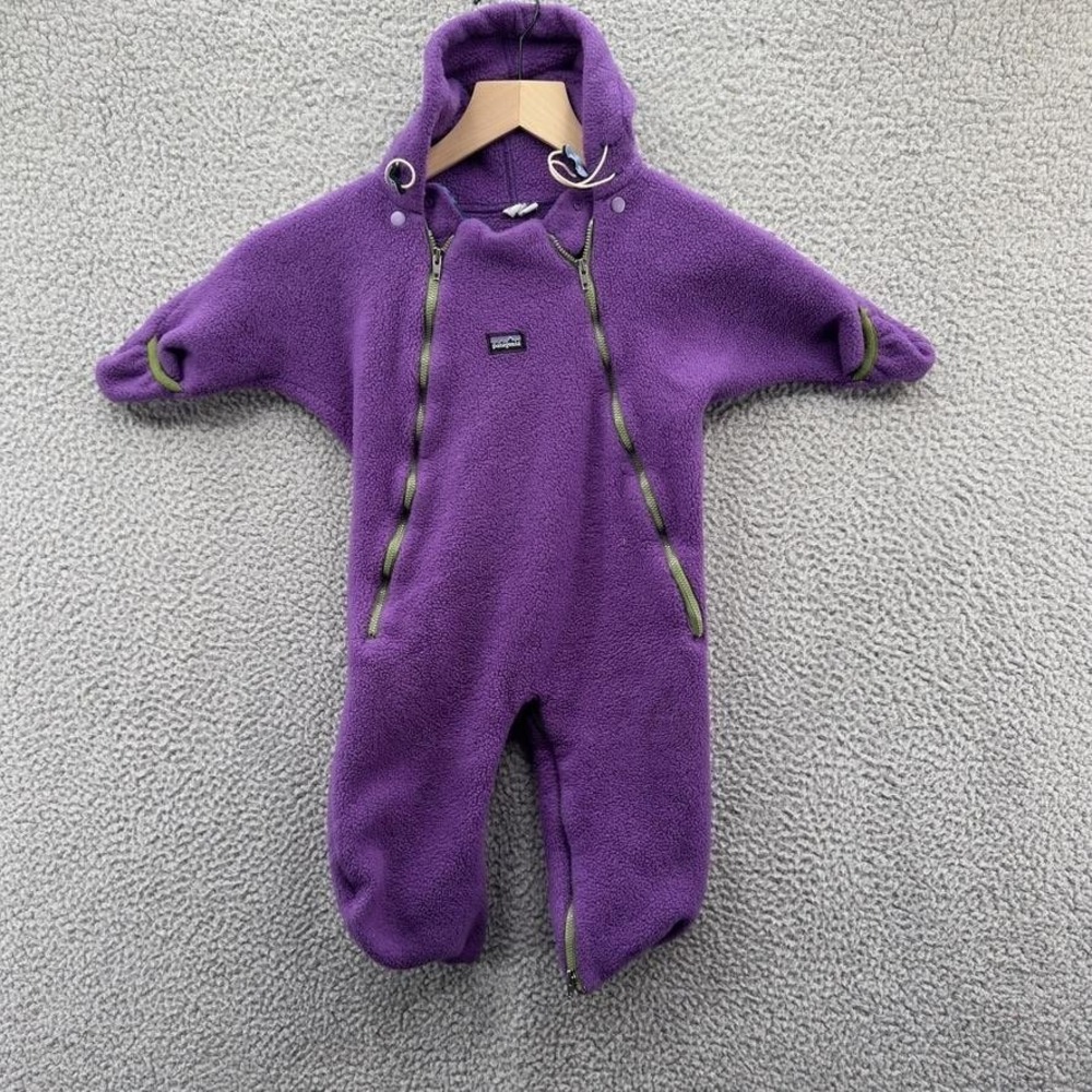 Vintage Patagonia Bunting Infant 12 Months Fleece Made USA 90s Style 80110
